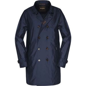 Moorer, Coats Blauw, Heren, Maat:6XL