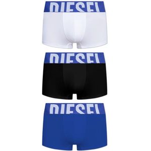 Diesel, Ondergoed, Heren, Veelkleurig, M, Katoen, Driepak boxershorts met logo