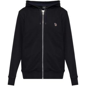 PS By Paul Smith, Gepatchte hoodie Zwart, Heren, Maat:S