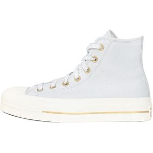 Converse, Schoenen, Dames, Blauw, 39 1/2 EU, Verhoogde Canvas Platform Sneakers