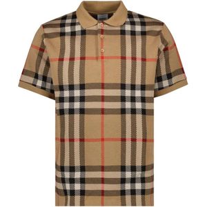 Burberry, Overhemden, Heren, Veelkleurig, M, Katoen, Vintage Check Korte Mouw Shirt