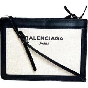 Balenciaga Vintage, Pre-owned Canvas balenciaga-bags Wit, Dames, Maat:ONE Size