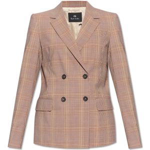 PS By Paul Smith, Jassen, Dames, Veelkleurig, L, Geruite blazer