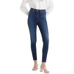 Levi's, Jeans, Dames, Blauw, W28 L30, Katoen, Super Skinny Jeans