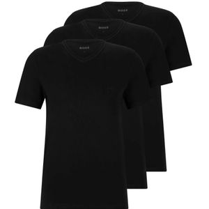 Hugo Boss, Tops, Heren, Zwart, XL, Katoen, T-shirt
