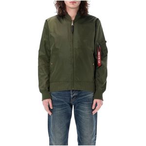 Alpha Industries, Outdoor Groen, Heren, Maat:L