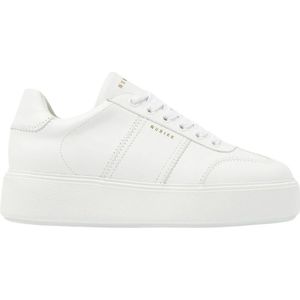 Nubikk, Elise Wing Platform Sneaker Wit, Dames, Maat:40 EU