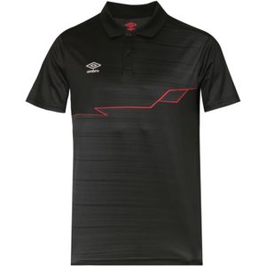 Umbro, Tops, Heren, Zwart, S, Polyester, Sportieve Polo Shirt voor Mannen