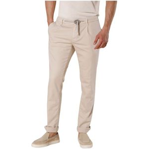 Mason's, Broeken, Heren, Beige, 2Xl, Heren Chino Jogger Broek New York Golf 1