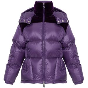 Moncler, Jassen, Dames, Paars, S, ‘Meandre’ donsjas