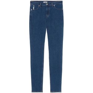 Marc O'Polo, Jeans, Dames, Blauw, W33 L32, Katoen, Jeans model KAJ skinny high waist