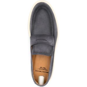 Officine Creative, Schoenen, Heren, Blauw, 43 EU, Suède, Loafers