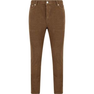 Department Five, Slim Fit Corduroy Broek Bruin, Heren, Maat:W32