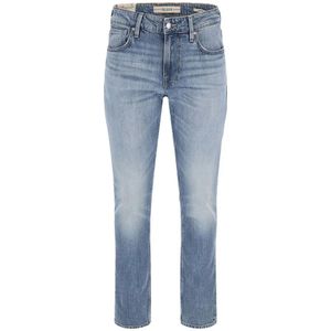 Guess, Lichte Denim Skinny Jeans Blauw, Heren, Maat:W36