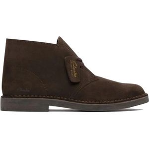 Clarks, Schoenen, Heren, Bruin, 42 1/2 EU, Suède, Desert Boot Evo Suède Schoen