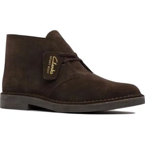 Clarks, Schoenen, Heren, Bruin, 40 EU, Suède, Desert Boot Evo Suède Schoen