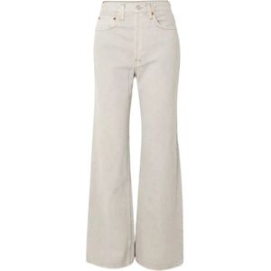 Re/Done, Jeans, Dames, Grijs, W27, Katoen, Wijde pijp jeans geïnspireerd door de jaren 70