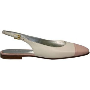 Ines De La Fressange Paris, Schoenen, Dames, Beige, 36 EU, Leer, Slingback - Slingback pumps