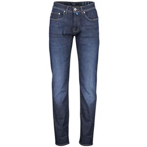Pierre Cardin, Jeans, Heren, Blauw, W44 L32, Denim, Donkerblauwe Denim Jeans