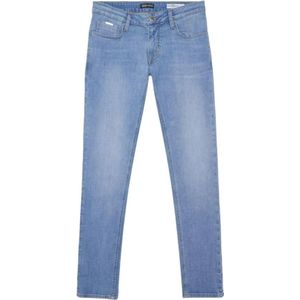 Antony Morato, Jeans, Heren, Blauw, W31, Denim, Zwarte Slim Fit Denim Jeans