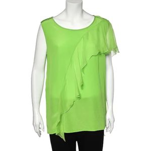 Versace Pre-owned, Pre-owned, Dames, Groen, L, Pre-owned Silk tops