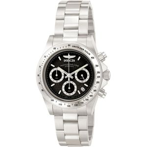 Invicta Watches, Heren Speedway Quartz Horloge - 39mm Grijs, Heren, Maat:ONE Size