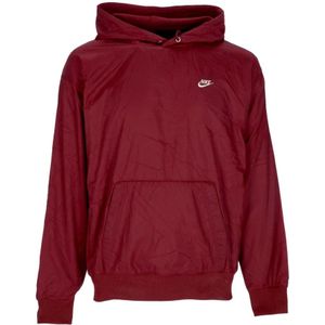 Nike, Sweatshirts & Hoodies, Heren, Rood, L, Katoen, Winter Hoodie Pullover Sportkleding