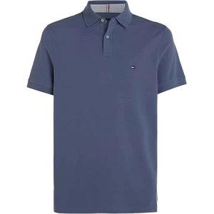 Tommy Hilfiger, Tops, Heren, Blauw, S, Polo met korte mouwen