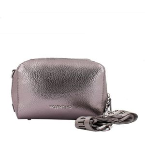 Valentino by Mario Valentino, Tassen, Dames, Grijs, ONE Size, Metallic Lady Synthetische Crossbody Tas