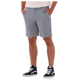 Anerkjendt, Korte broeken, Heren, Veelkleurig, XL, Heren John Stripe Shorts Blauw
