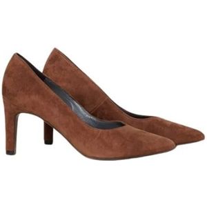 Peter Kaiser, Schoenen, Dames, Bruin, 40 EU, Suède, Bruine Suède Pumps met 8 cm Hak