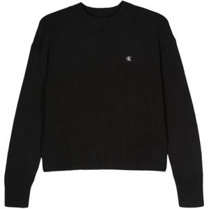 Calvin Klein Jeans, Truien, Dames, Zwart, M, Zwarte Sweaters voor Heren
