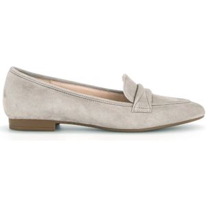 Gabor, Schoenen, Dames, Beige, 39 EU, Suède, Beige Suède Loafers