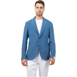 L.b.m. 1911, Enkellange Jas Blauw, Heren, Maat:M