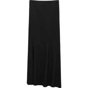 Dorothee Schumacher, Rokken, Dames, Zwart, XS, Elegant Comfort Midirok met Westerndetails