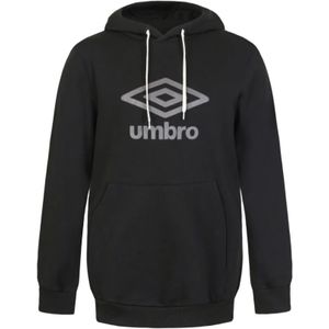 Umbro, Sweatshirts & Hoodies, Heren, Zwart, L, Katoen, Tijdloze Logo Hoodie Heren