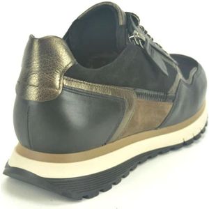 Gabor, Schoenen, Dames, Zwart, 36 EU, Zwart Brons Runner N. Tiret