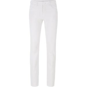 Hugo Boss, Jeans, Heren, Wit, W36 L34, Denim, Slimfit-jeans
