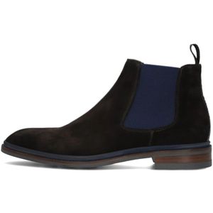 Giorgio, Schoenen, Heren, Bruin, 43 EU, Suède, Cognac Suede Chelsea Boots Stijlvol Comfort