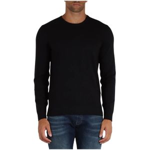 Replay, Truien, Heren, Zwart, S, Wol, Premium Wolmix Crewneck Sweater