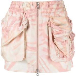 Diesel, Denim Shorts Roze, Dames, Maat:L