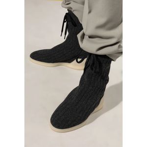 Fear Of God, Schoenen, Heren, Grijs, 41 EU, Enkellaarzen Moc Knit Hi