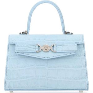 Versace, Tassen, Dames, Blauw, ONE Size, Handbags