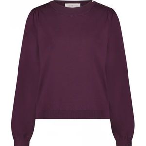 Fabienne Chapot, Pullover met hartjes Paars, Dames, Maat:L