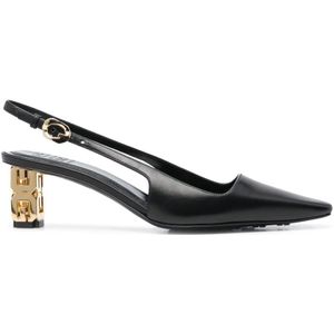 Givenchy, Zwarte 4G Cube Slingback Pumps Zwart, Dames, Maat:36 EU