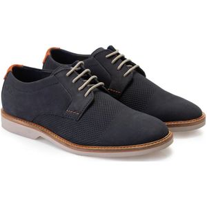 Clarks, Schoenen, Heren, Blauw, 40 EU, Leer, Heren Atticus LTlace Schoenen