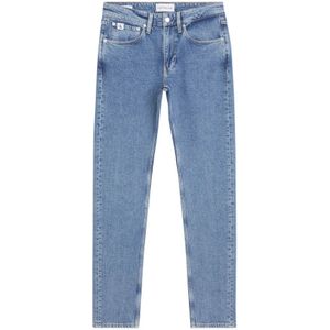 Calvin Klein, Jeans, Heren, Blauw, W32 L32, Denim, Licht Denim Slim Jeans
