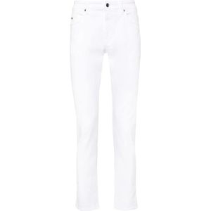 Hugo Boss, Jeans, Heren, Wit, W31, Witte Delaware 3 Broek