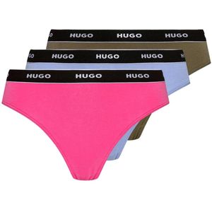 Hugo Boss, Ondergoed, Dames, Roze, L, Katoen, Slip