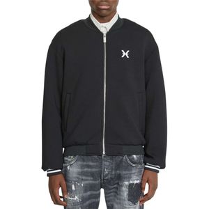 John Richmond, Jassen, Heren, Zwart, S, Nylon, Logo Front Jas